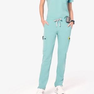 NWT Figs Yola Sea Glass XS Regular